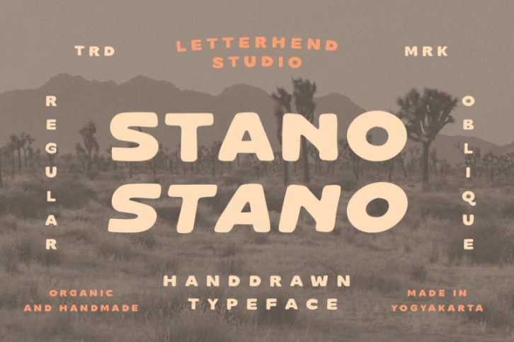 Stano Sans - Vintage Display Font Download
