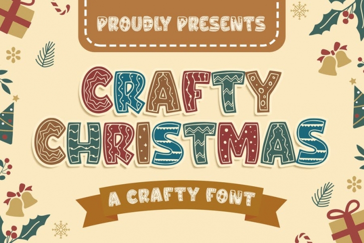 Crafty Christmas a Playful Font Font Download