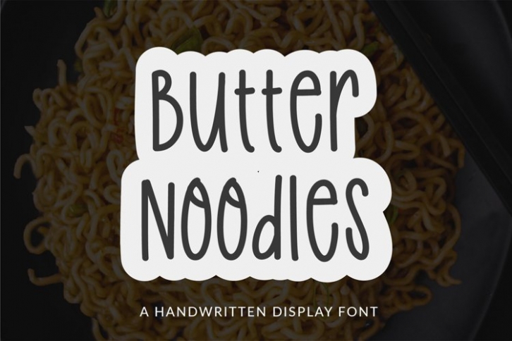 Butter Noodles Font Download