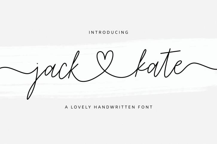 Jack and Kate Font Download