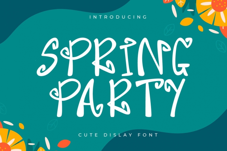 Spring Party Font Download
