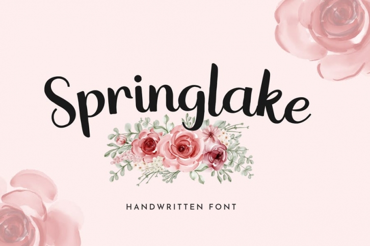 Springlake Calligraphy Font Font Download