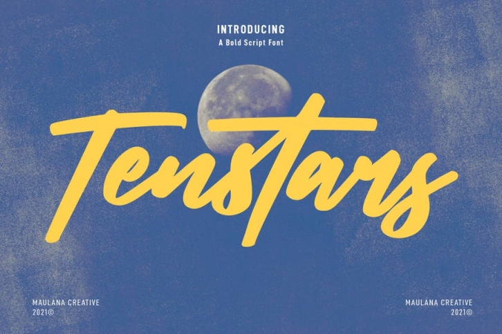 Tenstars Bold Script Font Font Download
