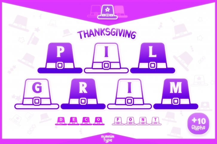 Thanksgiving Pilgrim Font Download