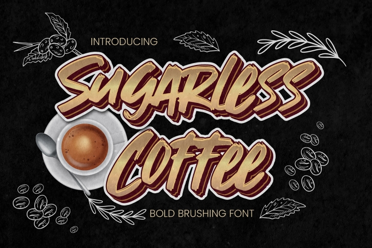Sugarless Coffee Font Download