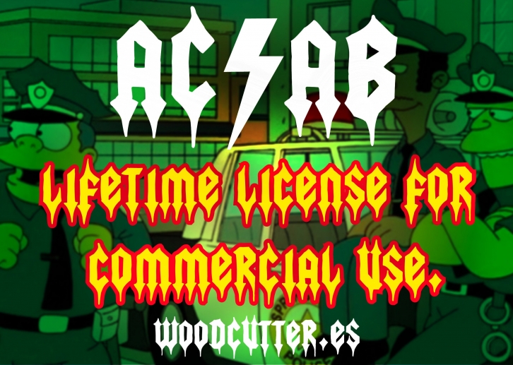 AC AB Font Download