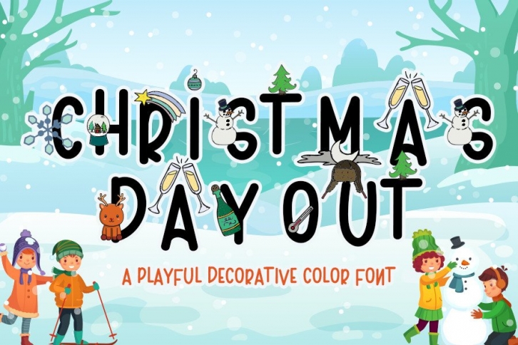Christmas Day out Font Download