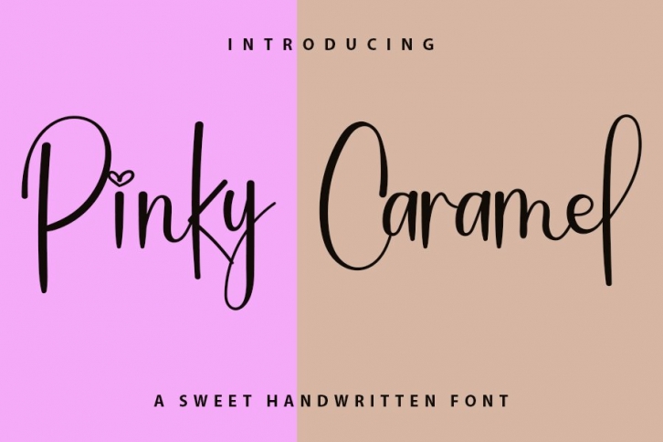Pinky Caramel Font Download