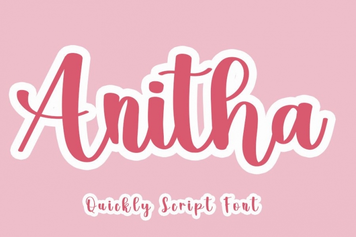 Anitha Font Download