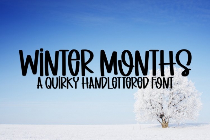 Winter Months Font Download