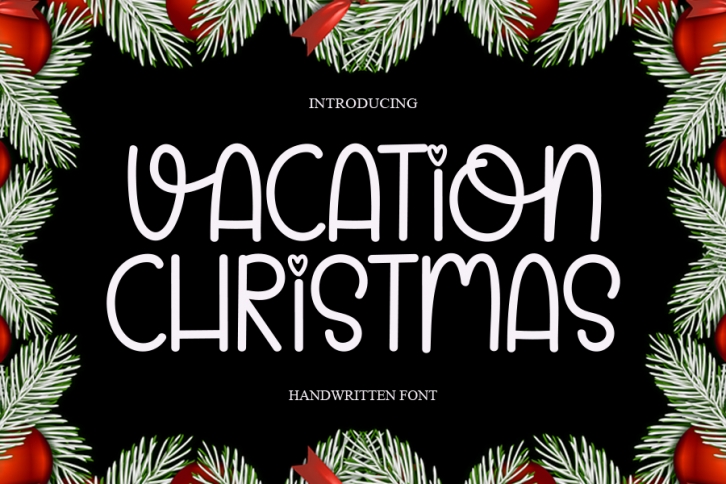 Vacation Christmas Font Download