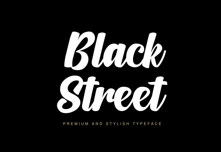 Black Street Font Download