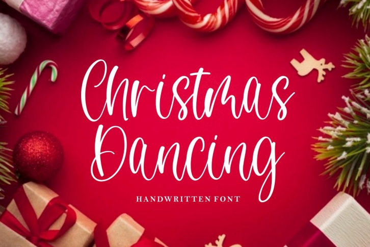 Christmas Dancing – Handwritten Font Download
