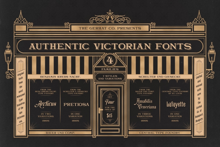 The Victorian Typographer Set No. 1 Font Download