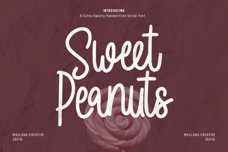 Sweet Peanuts Cutey Handwritten Font Download
