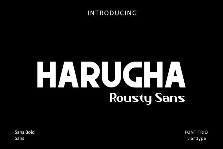 Harugha Rousty Sans Font Download