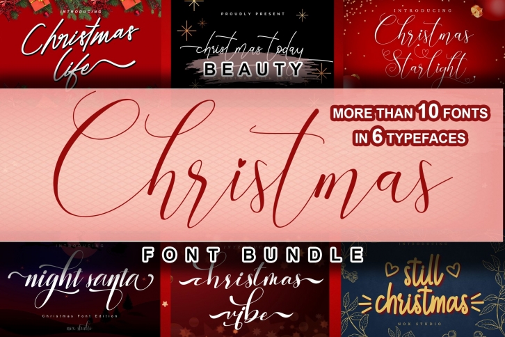 Beauty Christmas Bundle Font Download