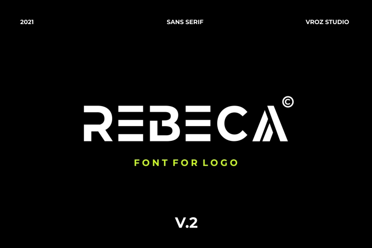 REBECA Logo Font Download