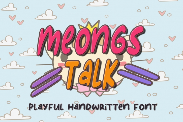 Meongs Talk Font Download