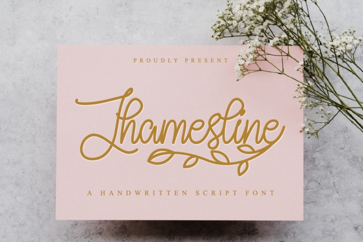 Jhamesline Font Download