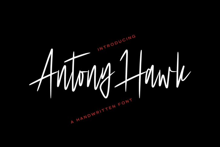 Antony Hawk Font Download
