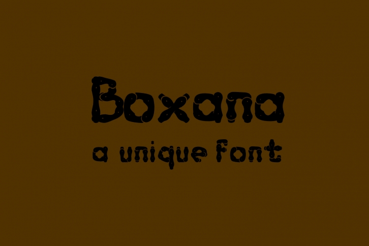 Boxana Font Download