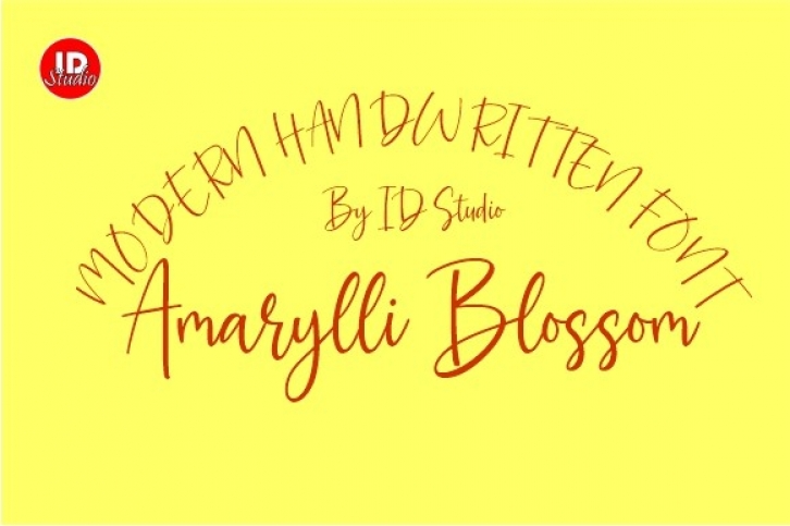 Amarylli Blossom Font Download