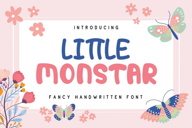 Little Monstar | Fancy Handwritien Font Font Download