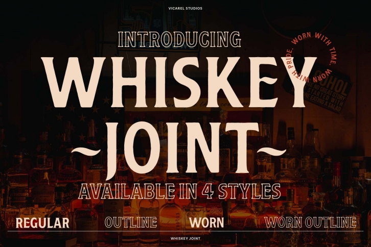 Whiskey Joint // Vintage Font Download