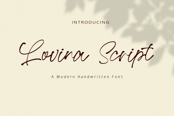 Lovina Script Font Download