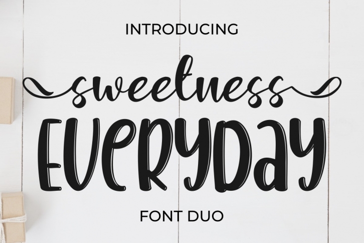 Sweetness Everyday Duo Font Download
