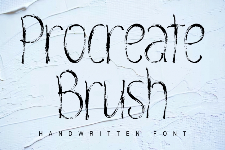 Procreate Brush Font Download