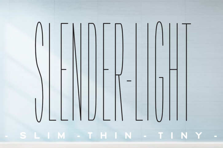 Slender Light Font Download