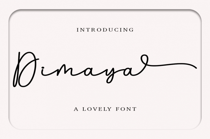 Dimaya Font Download