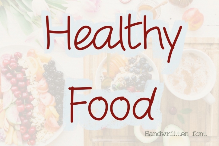 Healthy Food Font Download