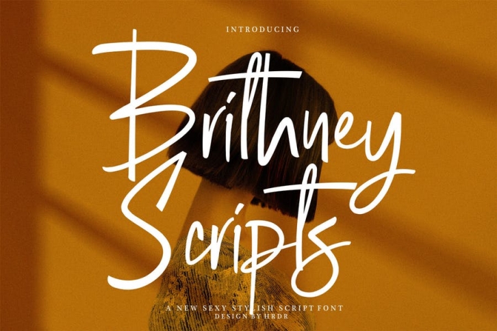 Brithney Scripts - Sexy Stylish Script Font Font Download