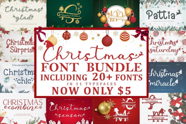 Christmas Pack Bundle Font Download