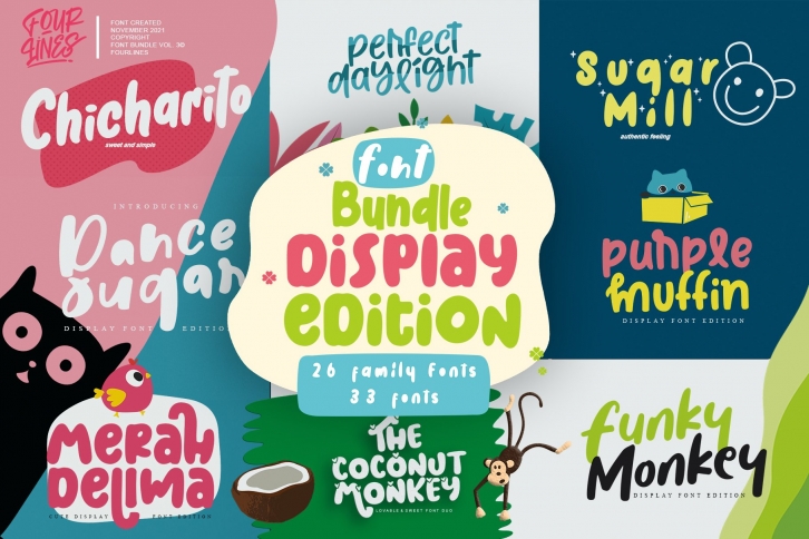 Wonderful Bundle Vol. 3 Display Font Download