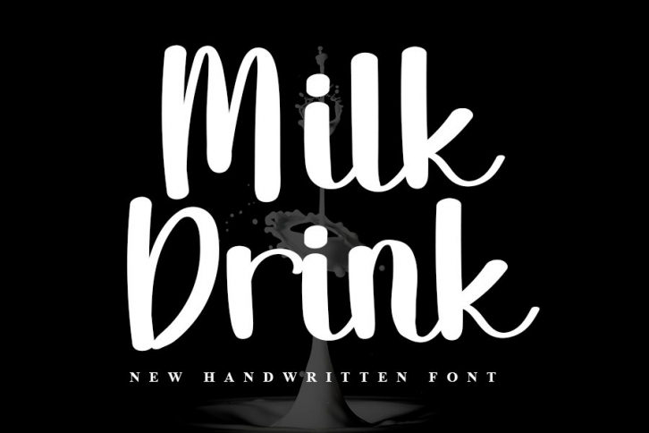 Milk Drink Font Download