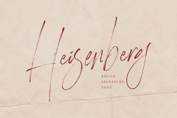 Heisenberg Signature Font Download