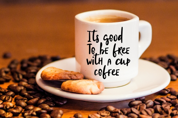 Cup of Coffee Font Download