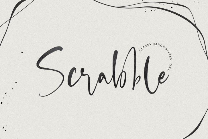 Scrabble Handwritten Font Download