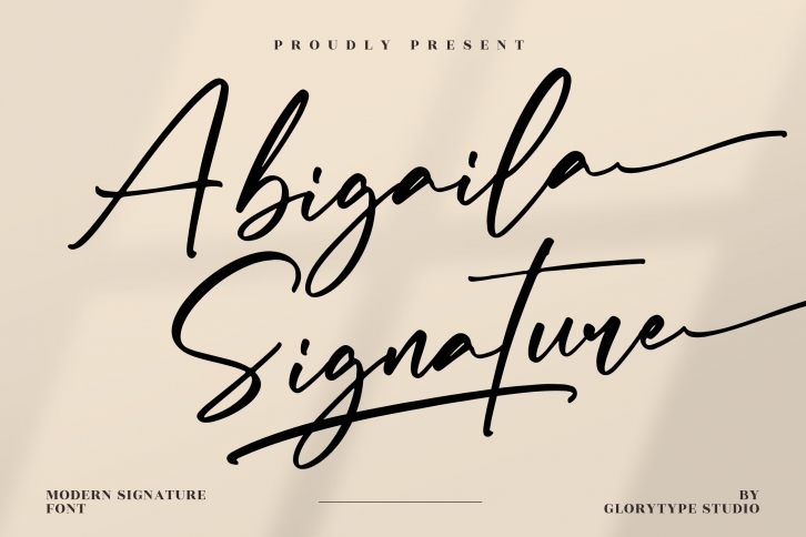 Abigaila Signature Font Download