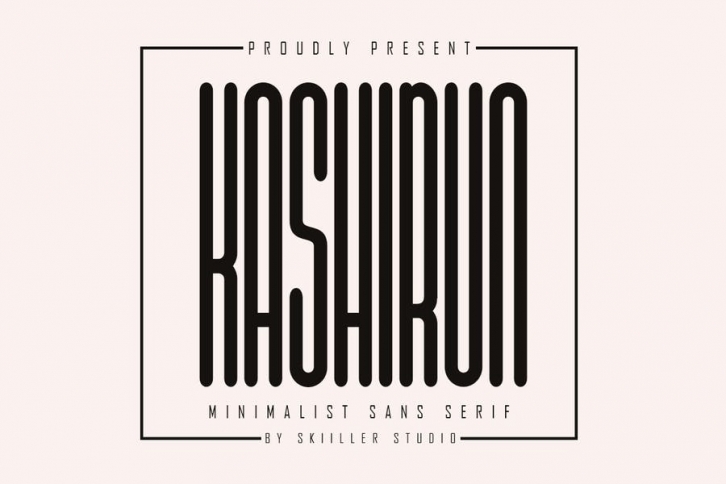 Kashirun - Minimalist Sans Serif Font Download