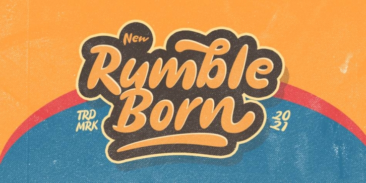 Rumble Born Font Download