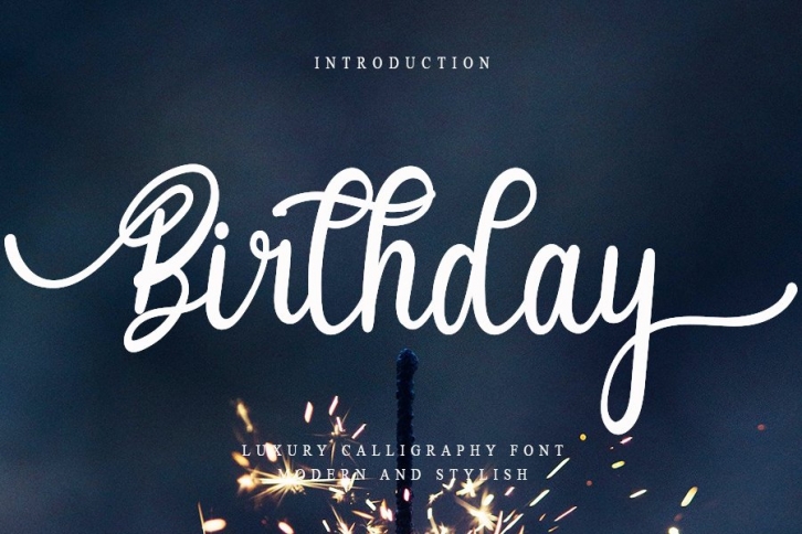 Birthday Font Download