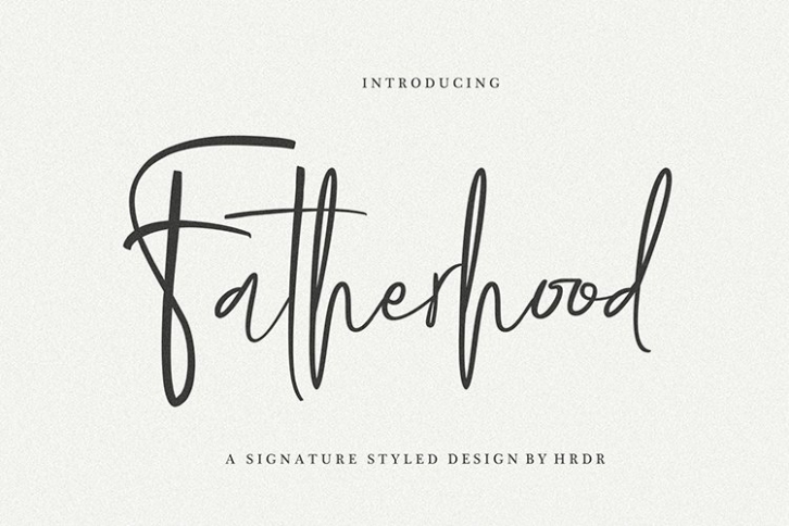 Fatherhood Font Download
