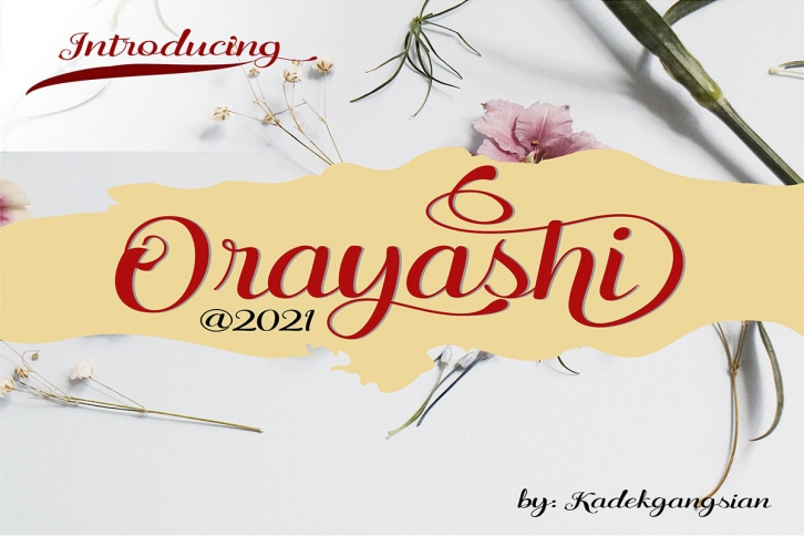 Orayashi Font Download