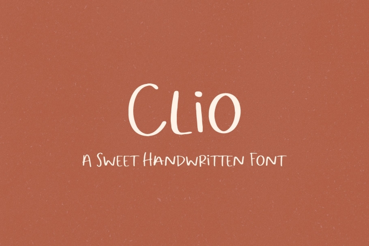 Clio // A Sweet Handwritten Font Download