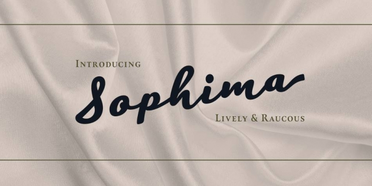 Sophima Font Download